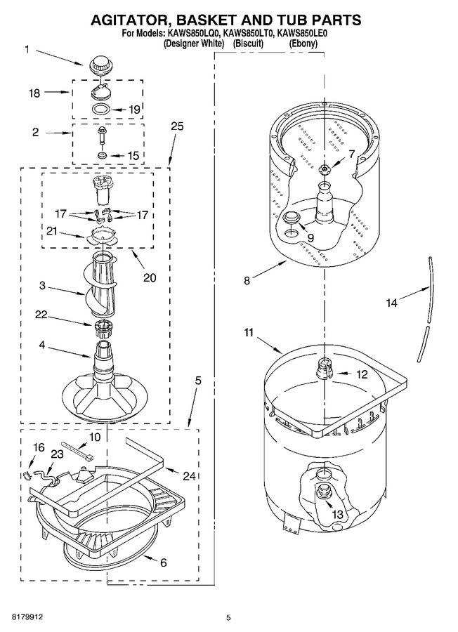 Diagram for KAWS850LE0