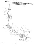 Diagram for 04 - Brake, Clutch, Gearcase, Motor And Pump