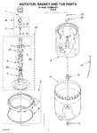 Diagram for 03 - Agitator, Basket And Tub