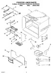 Diagram for 02 - Freezer Liner Parts