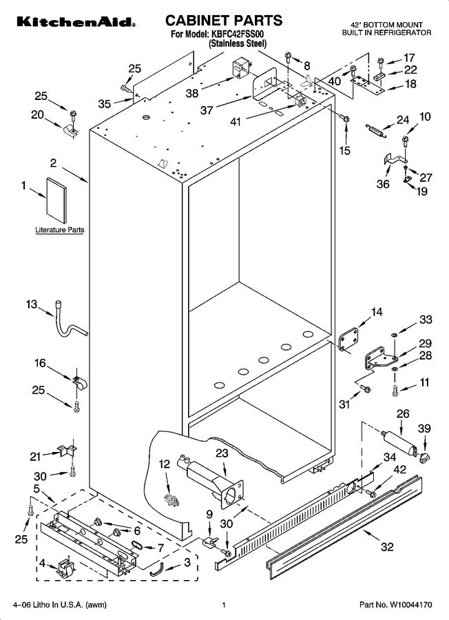 Diagram for KBFC42FSS00