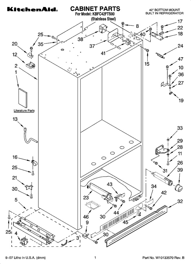 Diagram for KBFC42FTS00