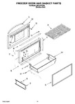 Diagram for 08 - Freezer Door And Basket Parts