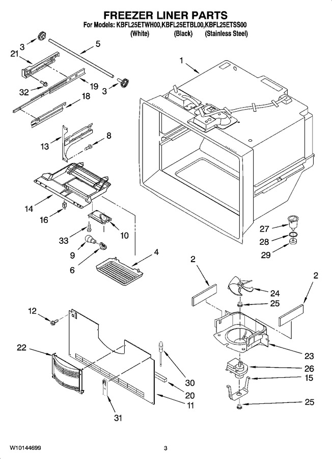 Diagram for KBFL25ETWH00