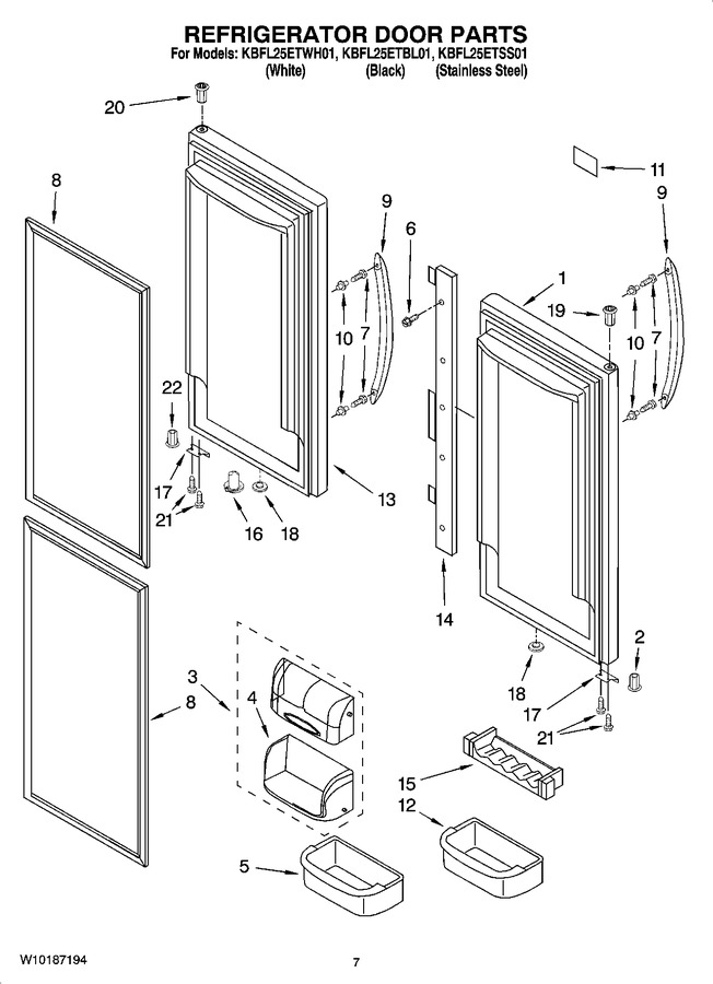 Diagram for KBFL25ETBL01