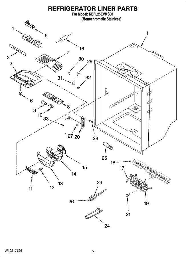 Diagram for KBFL25EVMS00