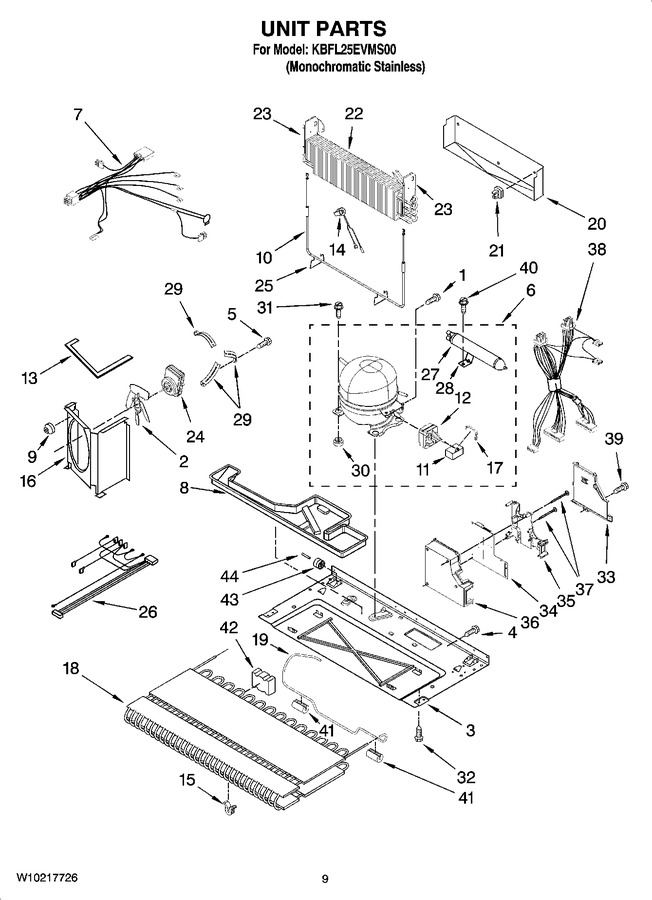 Diagram for KBFL25EVMS00