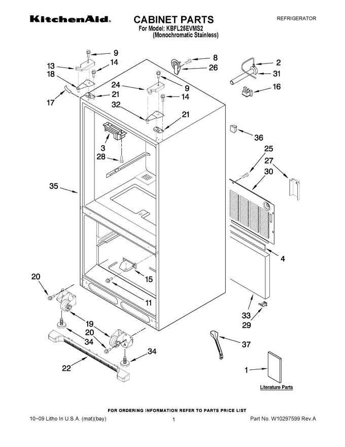 Diagram for KBFL25EVMS2