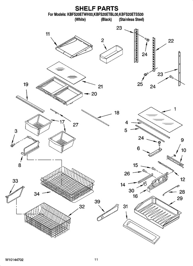 Diagram for KBFS20ETWH00