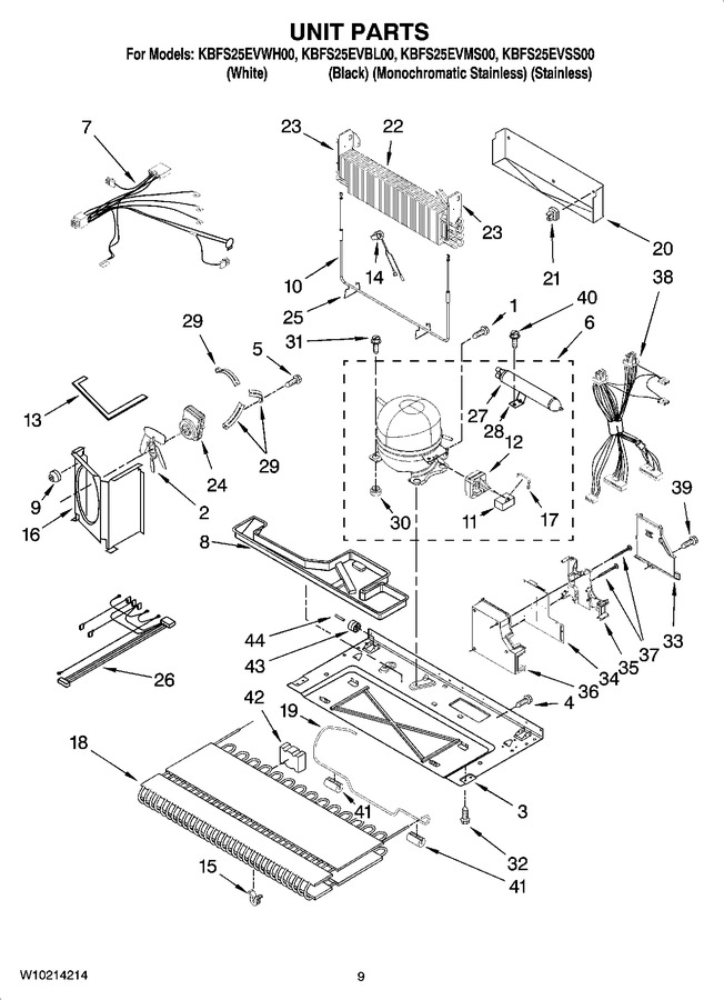 Diagram for KBFS25EVWH00