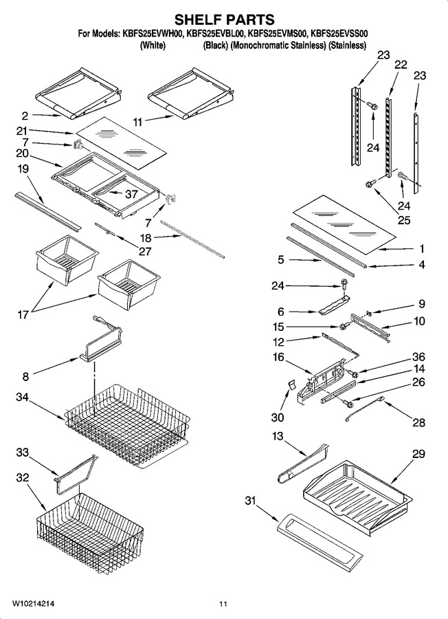 Diagram for KBFS25EVMS00