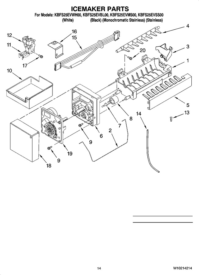 Diagram for KBFS25EVBL00