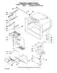 Diagram for 02 - Freezer Liner Parts