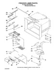 Diagram for 02 - Freezer Liner Parts