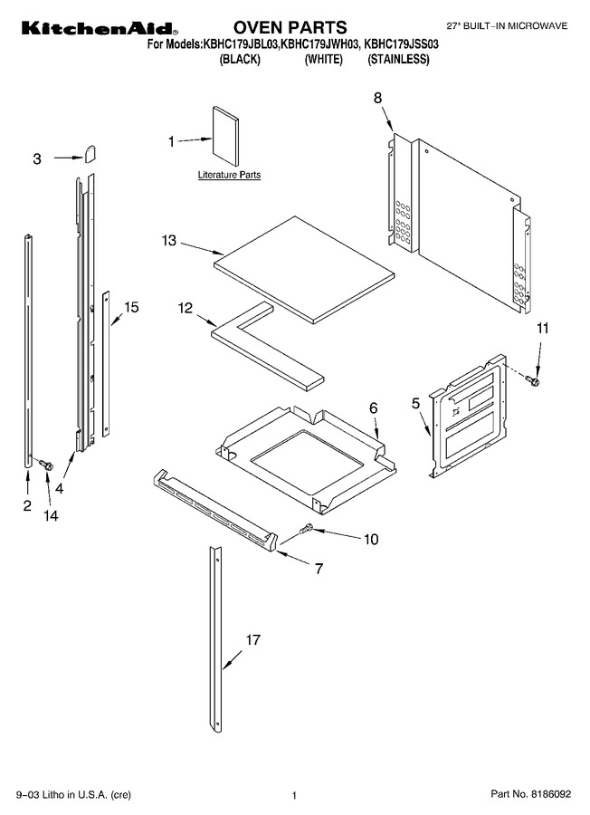 Diagram for KBHC179JWH03