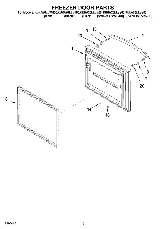 Diagram for KBRA20ELWH00