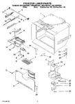 Diagram for 02 - Freezer Liner Parts