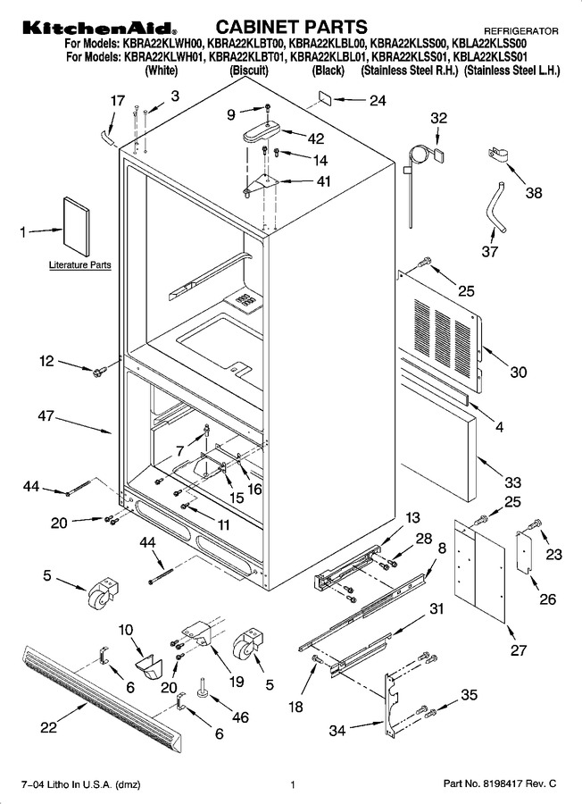 Diagram for KBRA22KLBL00