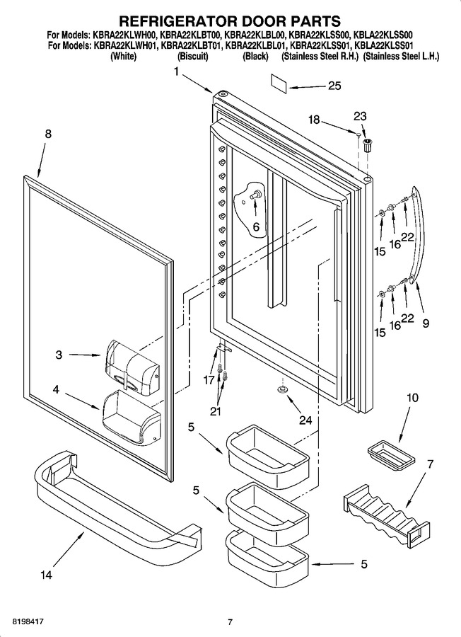 Diagram for KBRA22KLWH00