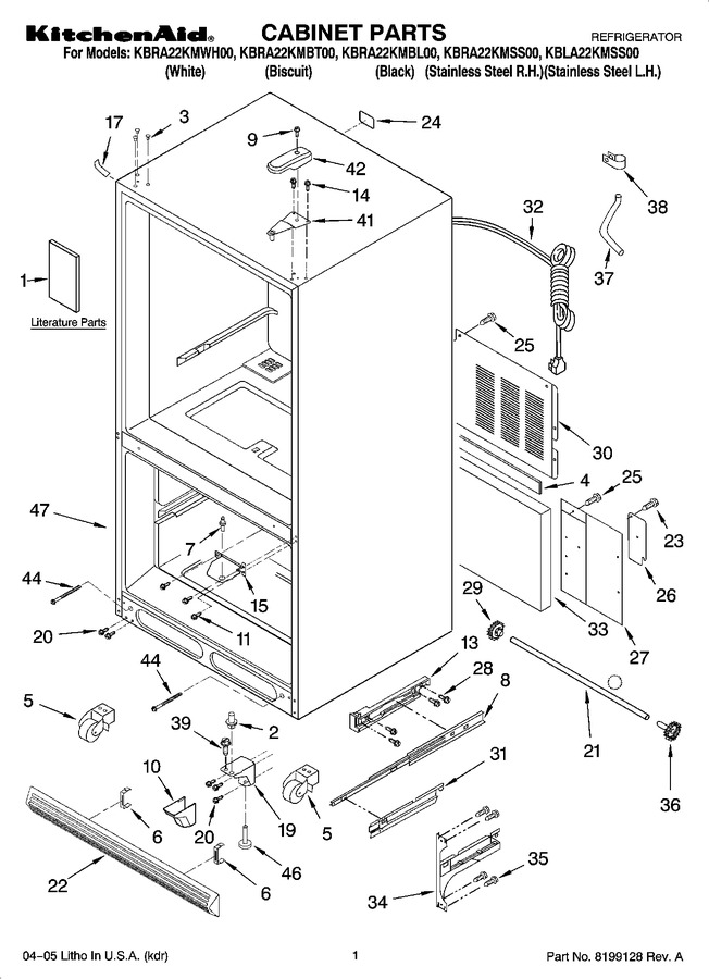 Diagram for KBRA22KMBT00