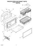 Diagram for 06 - Freezer Door And Basket Parts