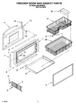 Diagram for 06 - Freezer Door And Basket Parts