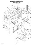 Diagram for 05 - Freezer Liner Parts