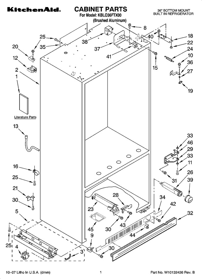 Diagram for KBLO36FTX00