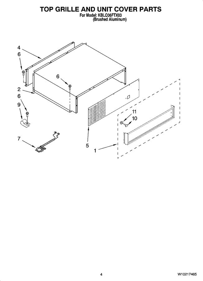 Diagram for KBLO36FTX03