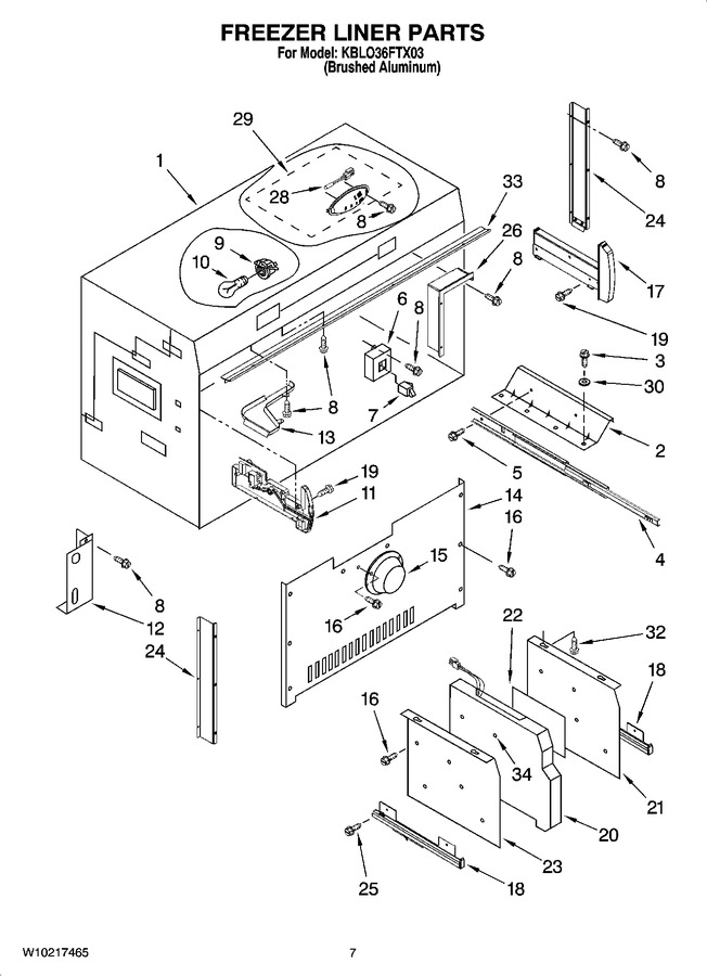 Diagram for KBLO36FTX03