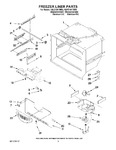 Diagram for 03 - Freezer Liner Parts