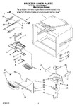 Diagram for 03 - Freezer Liner Parts