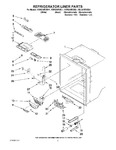 Diagram for 02 - Refrigerator Liner Parts