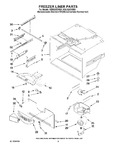 Diagram for 03 - Freezer Liner Parts