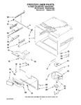 Diagram for 03 - Freezer Liner Parts