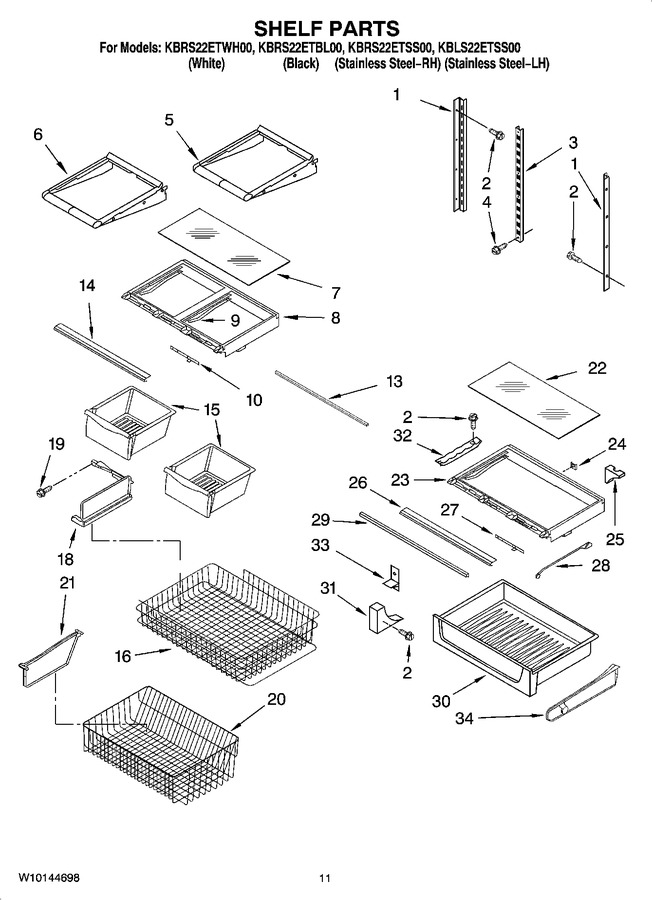 Diagram for KBRS22ETWH00