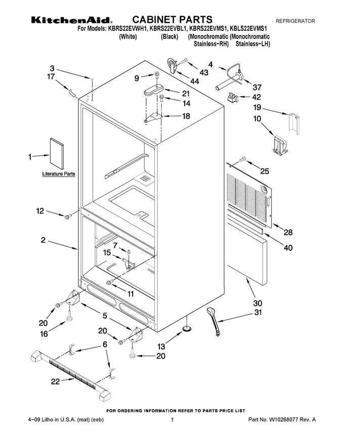 Diagram for KBRS22EVWH1