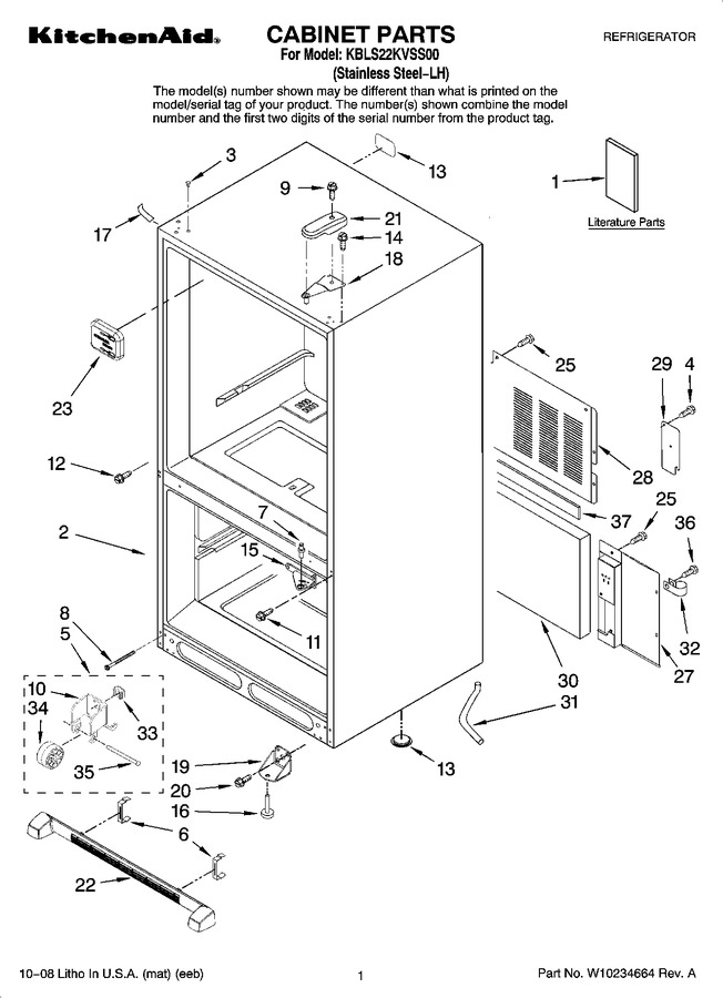 Diagram for KBLS22KVSS00