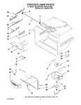 Diagram for 02 - Freezer Liner Parts