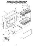 Diagram for 06 - Freezer Door And Basket Parts