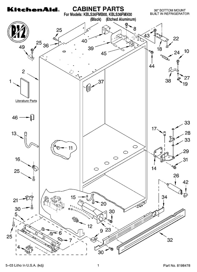 Diagram for KBLS36FMB00