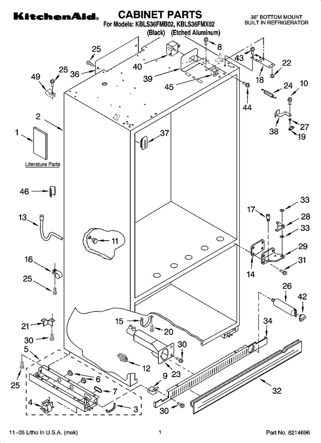 Diagram for KBLS36FMX02