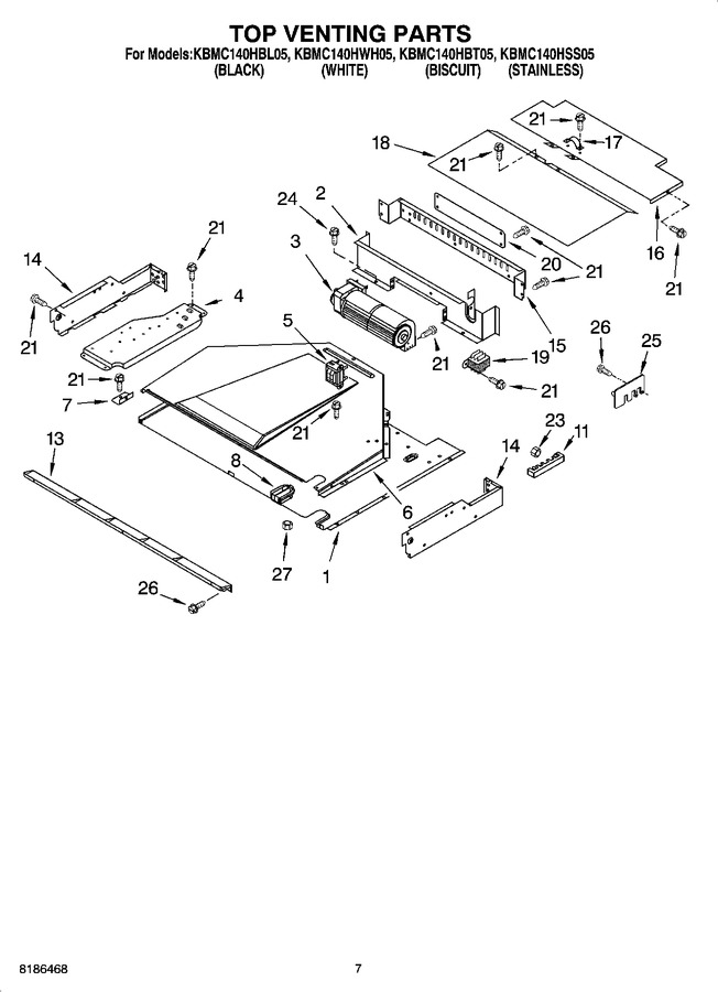 Diagram for KBMC140HWH05