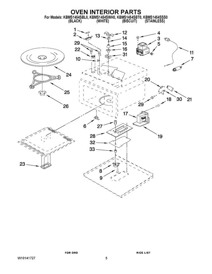 Diagram for KBMS1454SWH0