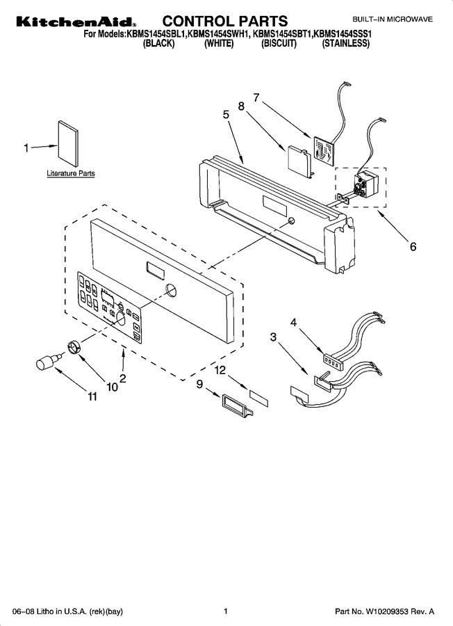 Diagram for KBMS1454SWH1