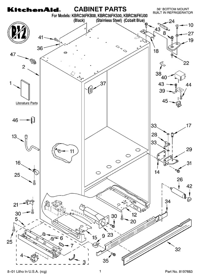 Diagram for KBRC36FKB00