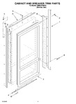 Diagram for 02 - Cabinet And Breaker Trim Parts