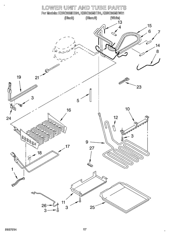 Diagram for KBRC36MHB01