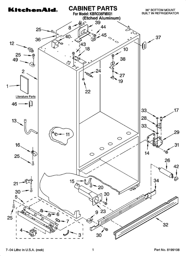 Diagram for KBRO36FMX01