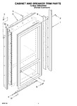 Diagram for 02 - Cabinet And Breaker Trim Parts